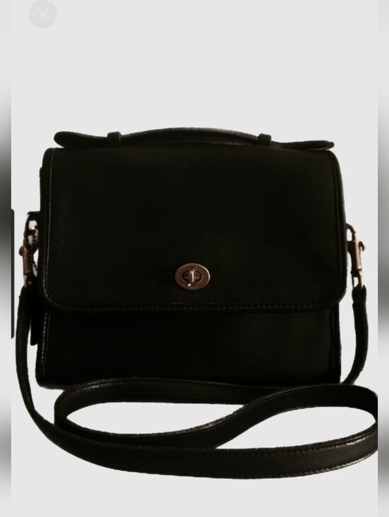 Coach Handbags - Rare Vintage COACH Kent Black Handbag #345